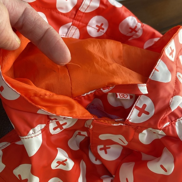 Magnificent Baby Magnetic Raincoat 2T Orange Circles - Picture 13 of 15